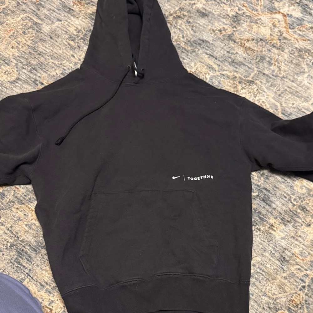 Nike Black Men's Sweater with Logo